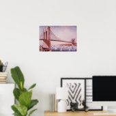 De Brooklyn Bridge Poster (Thuiskantoor)