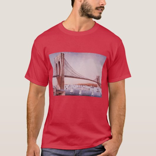 De Brooklyn Bridge T-shirt (Voorkant)