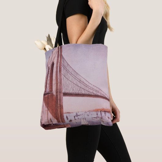 De Brooklyn Bridge Tote Bag (Dichtbij)