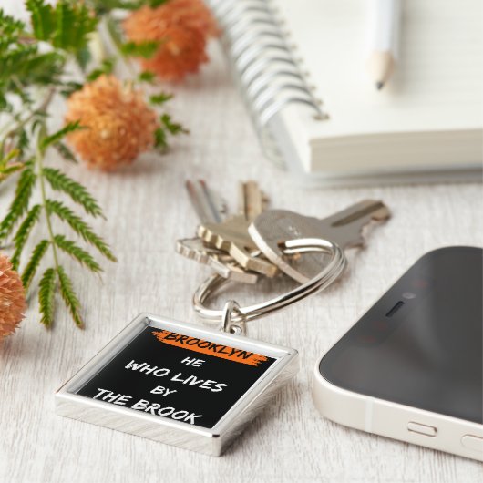 De Brooklyn Sleutelhanger (Zijkant)