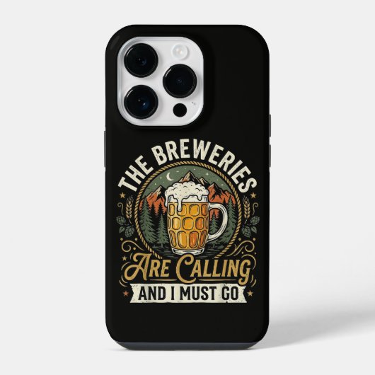 De brouwerijen roepen en ik moet gaan iPhone hoesje (Achterkant)