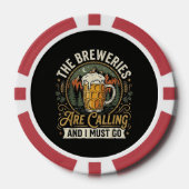De brouwerijen roepen en ik moet gaan poker chips (Voorkant)