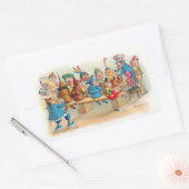 De Brownie's kerstdiner Rechthoekige Sticker (Envelop)