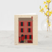 De Brownstone Lege Kaart van de Nota (Gele Bloem)