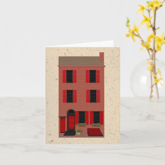 De Brownstone Lege Kaart van de Nota (Gele Bloem)