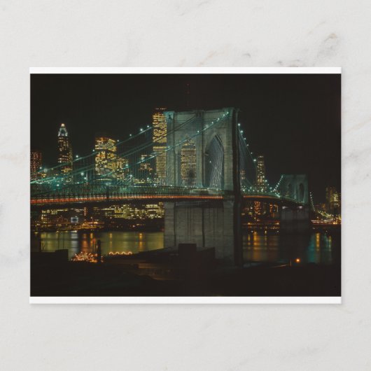 De Brug 1982 van Brooklyn Briefkaart (Voorkant)