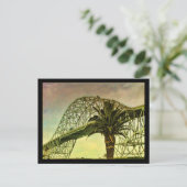 De brug, als de zon doorbreekt briefkaart (Staand voorkant)