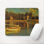 De brug bij Argenteuil door Claude Monet Muismat (Met muis)