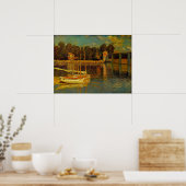 De brug bij Argenteuil door Claude Monet Poster (Keuken)