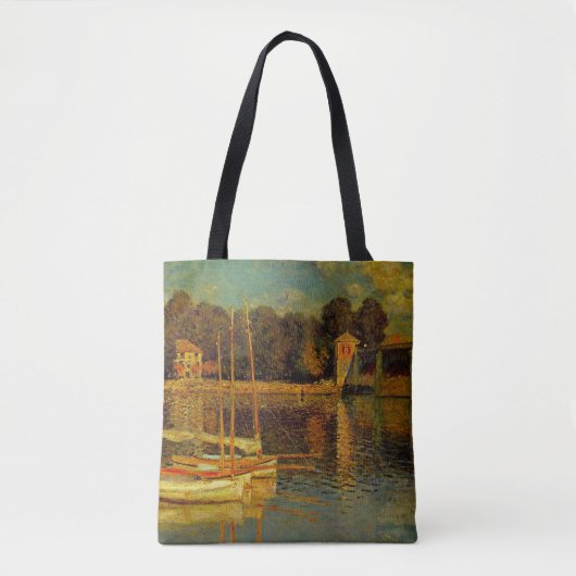 De brug bij Argenteuil door Claude Monet Tote Bag (Voorkant)