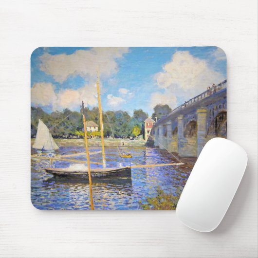 De brug bij Argenteuil, Monet Muismat (Met muis)