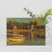 De brug bij Argenteuil van Claude Monet (Staand voorkant)