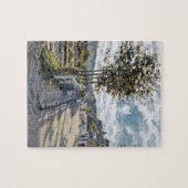 De brug bij Bougival door Claude Monet Legpuzzel (Horizontaal)