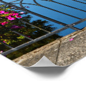 De brug bij Josselin in Frankrijk Poster (Hoek)