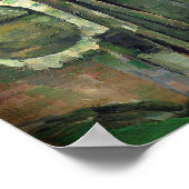 De brug bij Maincy of de brug bij Mennecy Poster (Hoek)