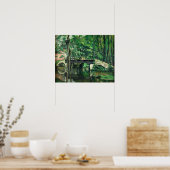 De brug bij Maincy of de brug bij Mennecy Poster (Keuken)