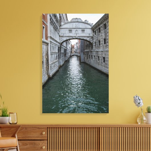 De Brug der Zuchten Venetië Italië Canvas Afdruk (Insitu (Woonkamer))