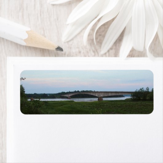 De brug etiket (Insitu)