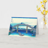 De Brug Fukagawa 1826 van Mannen Kaart (Gele Bloem)