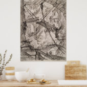 De brug, Giovanni Battista Piranesi Poster (Keuken)
