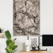De brug, Giovanni Battista Piranesi Poster (Thuiskantoor)