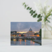 De brug Heilige Peter Basilica Rome Italië van Briefkaart (Staand voorkant)