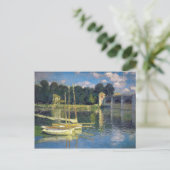De brug in Argenteuil - Claude Monet Briefkaart (Staand voorkant)