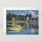 De brug in Argenteuil - Claude Monet Briefkaart (Voorkant / Achterkant)