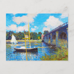 De brug in Argenteuil Claude Monet Briefkaart
