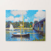 De brug in Argenteuil Claude Monet Legpuzzel (Horizontaal)