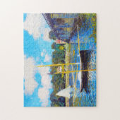 De brug in Argenteuil Claude Monet Legpuzzel (Verticaal)