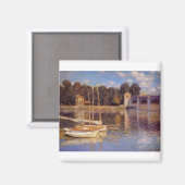De brug in Argenteuil Claude Monet Magneet (Voorkant / Achterkant)