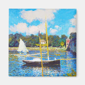 De brug in Argenteuil Claude Monet Magneet (Voorkant)