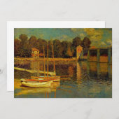 De brug in Argenteuil door Claude Monet (Voorkant / Achterkant)