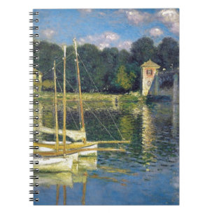 De brug in Argenteuil door Claude Monet Notitieboek