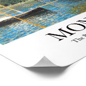 De brug in Argenteuil door Claude Monet Poster (Hoek)