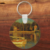 De brug in Argenteuil door Claude Monet Sleutelhanger (Voorkant)