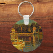 De brug in Argenteuil door Claude Monet Sleutelhanger (Voorkant)