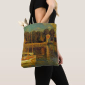 De brug in Argenteuil door Claude Monet Tote Bag (Dichtbij)