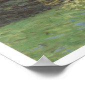 De brug in Argenteuil en de Seine, 1885 Poster (Hoek)