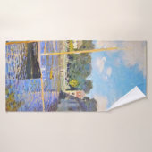 De brug in Argenteuil, Monet Badhanddoek (Badhanddoek)