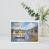 De brug in Argenteuil, Monet Briefkaart (Staand voorkant)