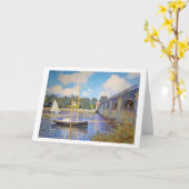 De brug in Argenteuil, Monet Kaart (Gele Bloem)