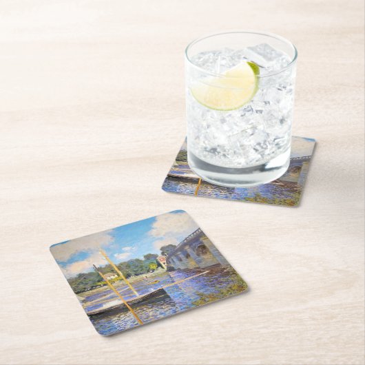 De brug in Argenteuil, Monet Kartonnen Onderzetters (Insitu)