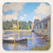 De brug in Argenteuil, Monet Kartonnen Onderzetters (Voorkant)
