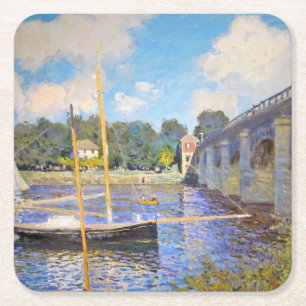 De brug in Argenteuil, Monet Kartonnen Onderzetters