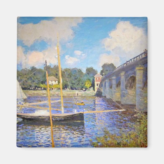 De brug in Argenteuil, Monet Magneet (Voorkant)