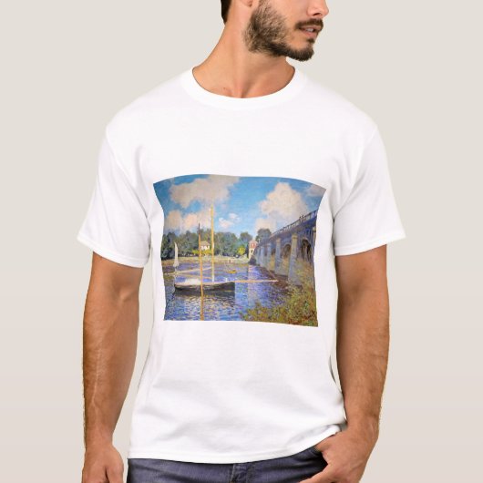 De brug in Argenteuil, Monet T-shirt (Voorkant)