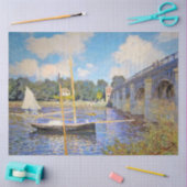 De brug in Argenteuil, Monet Tissuepapier (Craft)