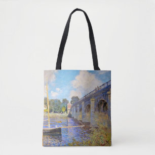 De brug in Argenteuil, Monet Tote Bag